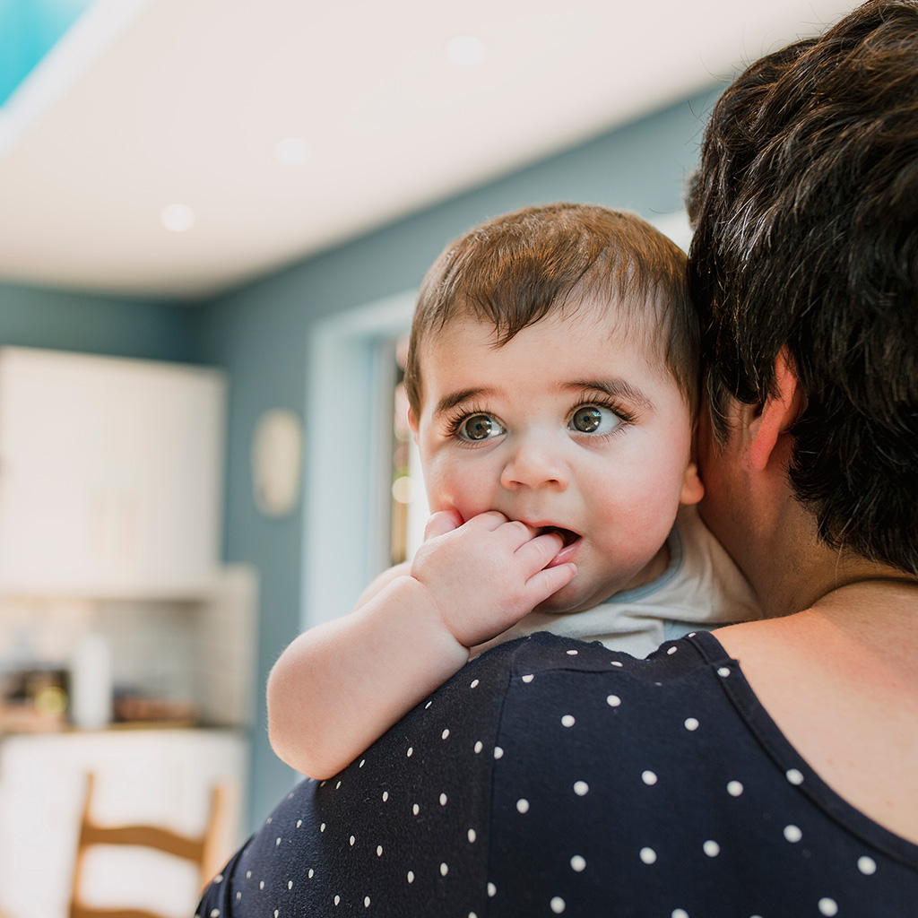 foster baby with foster mother